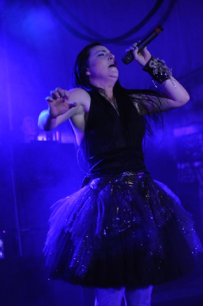 Evanescence at Stubb's BarBQ, Austin, Texas 04/17/12 - photo by Jeff Barrin