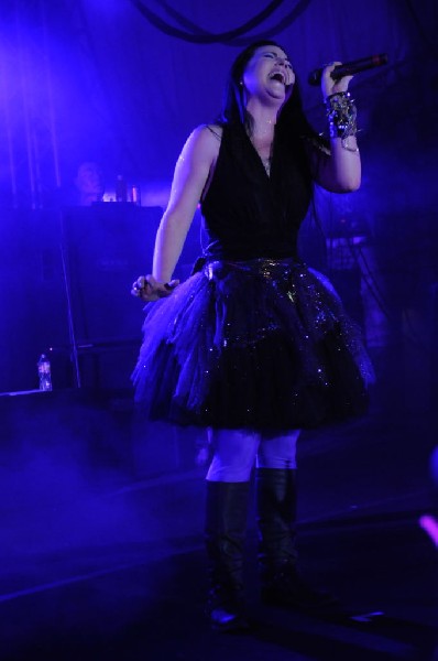 Evanescence at Stubb's BarBQ, Austin, Texas 04/17/12 - photo by Jeff Barrin