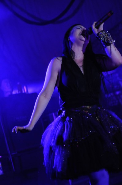 Evanescence at Stubb's BarBQ, Austin, Texas 04/17/12 - photo by Jeff Barrin