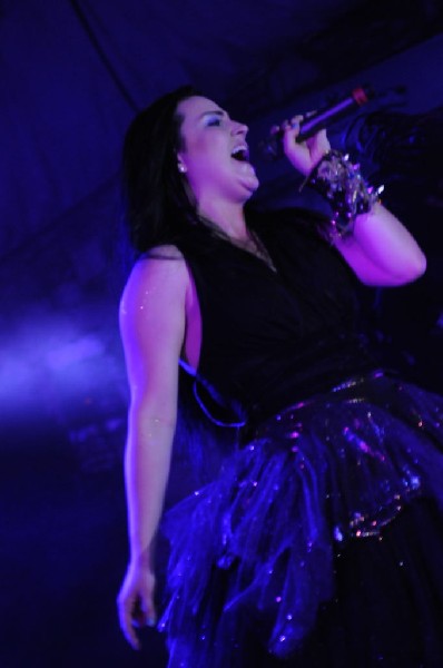 Evanescence at Stubb's BarBQ, Austin, Texas 04/17/12 - photo by Jeff Barrin