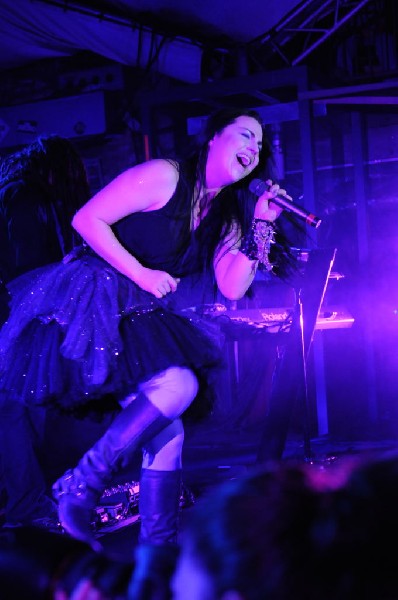 Evanescence at Stubb's BarBQ, Austin, Texas 04/17/12 - photo by Jeff Barrin