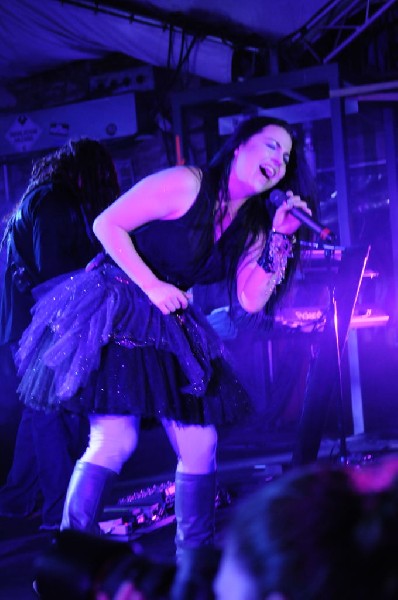 Evanescence at Stubb's BarBQ, Austin, Texas 04/17/12 - photo by Jeff Barrin