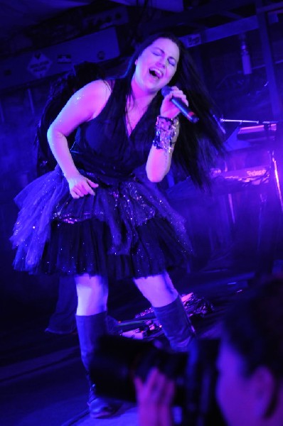 Evanescence at Stubb's BarBQ, Austin, Texas 04/17/12 - photo by Jeff Barrin