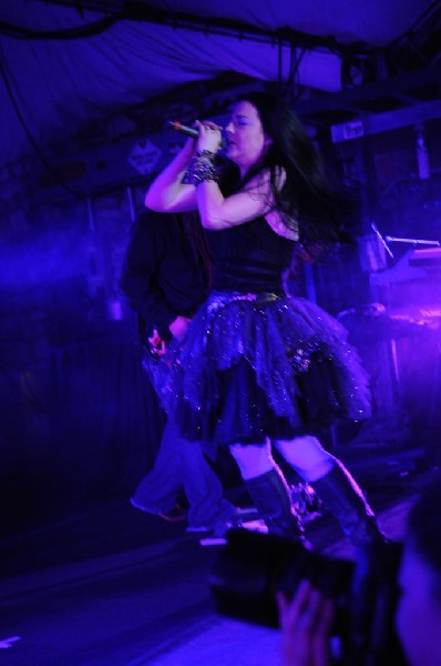 Evanescence at Stubb's BarBQ, Austin, Texas 04/17/12 - photo by Jeff Barrin