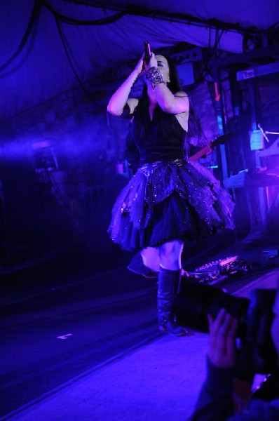 Evanescence at Stubb's BarBQ, Austin, Texas 04/17/12 - photo by Jeff Barrin