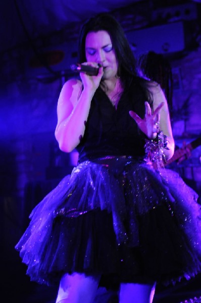 Evanescence at Stubb's BarBQ, Austin, Texas 04/17/12 - photo by Jeff Barrin