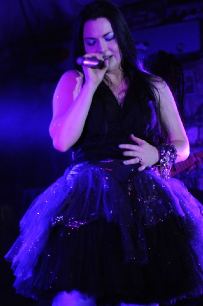 Evanescence at Stubb's BarBQ, Austin, Texas 04/17/12 - photo by Jeff Barrin