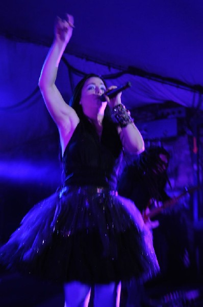 Evanescence at Stubb's BarBQ, Austin, Texas 04/17/12 - photo by Jeff Barrin