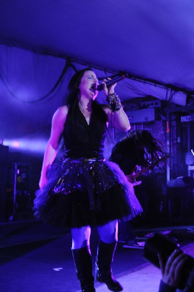 Evanescence at Stubb's BarBQ, Austin, Texas 04/17/12 - photo by Jeff Barrin