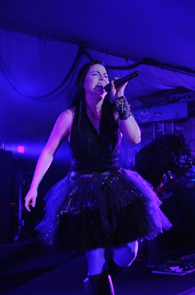 Evanescence at Stubb's BarBQ, Austin, Texas 04/17/12 - photo by Jeff Barrin