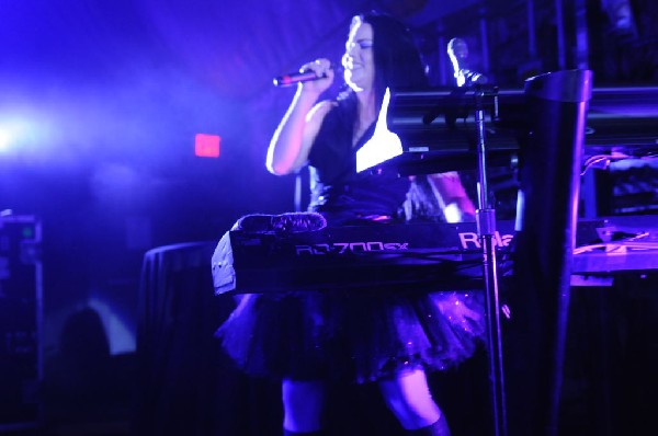 Evanescence at Stubb's BarBQ, Austin, Texas 04/17/12 - photo by Jeff Barrin