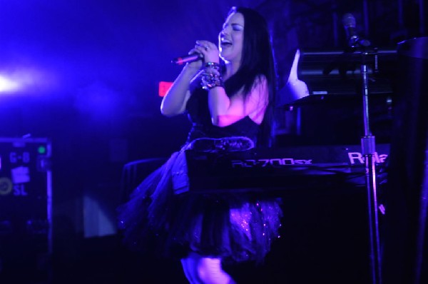 Evanescence at Stubb's BarBQ, Austin, Texas 04/17/12 - photo by Jeff Barrin