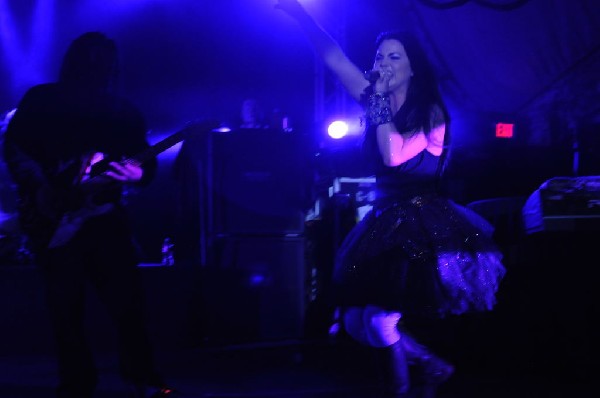 Evanescence at Stubb's BarBQ, Austin, Texas 04/17/12 - photo by Jeff Barrin