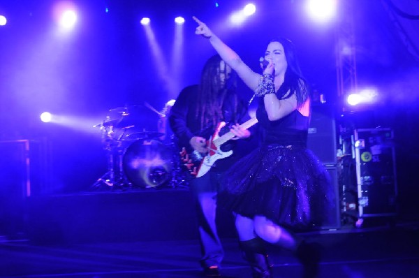 Evanescence at Stubb's BarBQ, Austin, Texas 04/17/12 - photo by Jeff Barrin