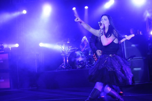 Evanescence at Stubb's BarBQ, Austin, Texas 04/17/12 - photo by Jeff Barrin