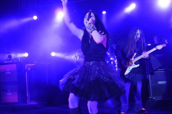 Evanescence at Stubb's BarBQ, Austin, Texas 04/17/12 - photo by Jeff Barrin