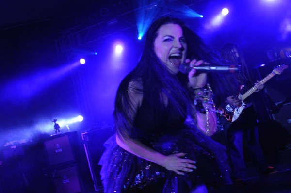 Evanescence at Stubb's BarBQ, Austin, Texas 04/17/12 - photo by Jeff Barrin