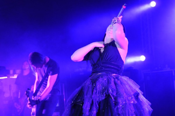 Evanescence at Stubb's BarBQ, Austin, Texas 04/17/12 - photo by Jeff Barrin