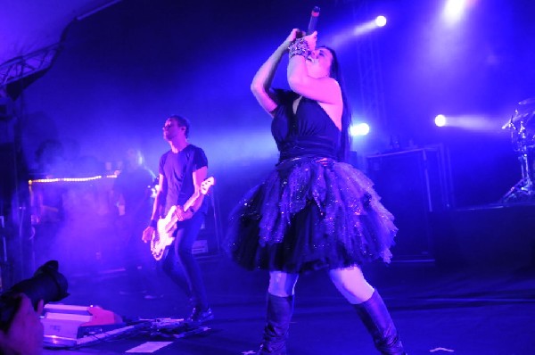 Evanescence at Stubb's BarBQ, Austin, Texas 04/17/12 - photo by Jeff Barrin