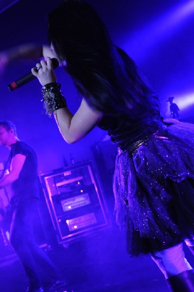 Evanescence at Stubb's BarBQ, Austin, Texas 04/17/12 - photo by Jeff Barrin