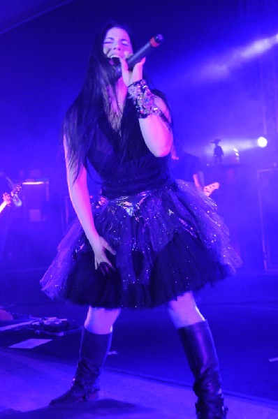 Evanescence at Stubb's BarBQ, Austin, Texas 04/17/12 - photo by Jeff Barrin