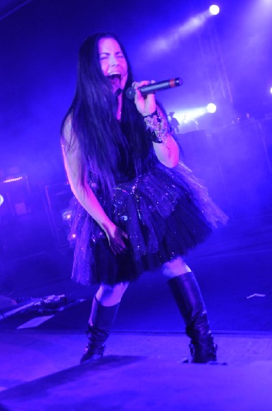 Evanescence at Stubb's BarBQ, Austin, Texas 04/17/12 - photo by Jeff Barrin