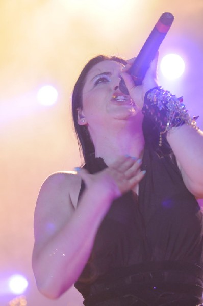 Evanescence at Stubb's BarBQ, Austin, Texas 04/17/12 - photo by Jeff Barrin