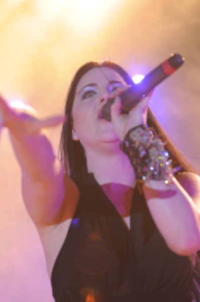 Evanescence at Stubb's BarBQ, Austin, Texas 04/17/12 - photo by Jeff Barrin