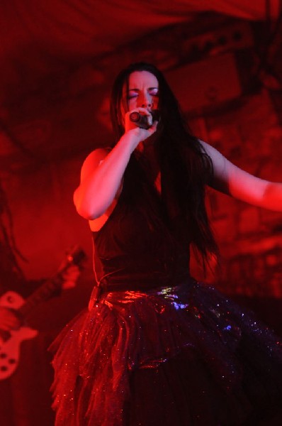 Evanescence at Stubb's BarBQ, Austin, Texas 04/17/12 - photo by Jeff Barrin