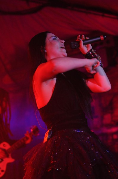 Evanescence at Stubb's BarBQ, Austin, Texas 04/17/12 - photo by Jeff Barrin