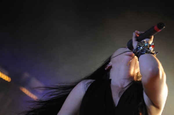 Evanescence at Stubb's BarBQ, Austin, Texas 04/17/12 - photo by Jeff Barrin