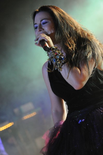 Evanescence at Stubb's BarBQ, Austin, Texas 04/17/12 - photo by Jeff Barrin