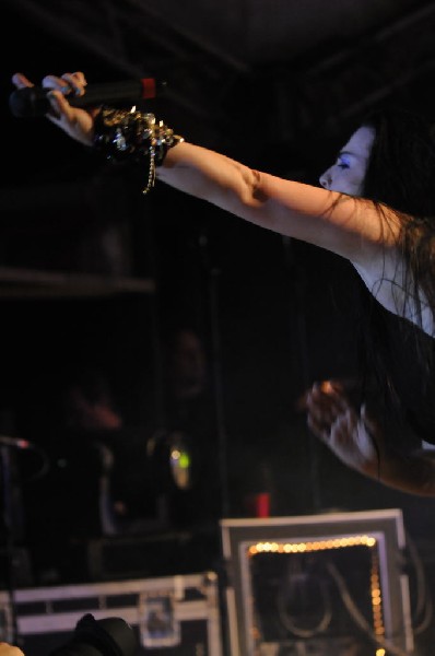 Evanescence at Stubb's BarBQ, Austin, Texas 04/17/12 - photo by Jeff Barrin