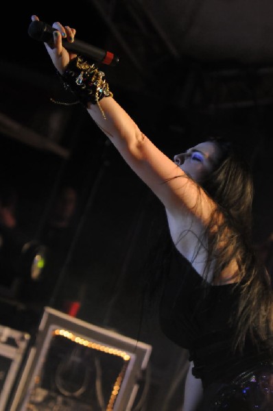 Evanescence at Stubb's BarBQ, Austin, Texas 04/17/12 - photo by Jeff Barrin