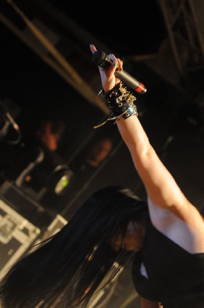 Evanescence at Stubb's BarBQ, Austin, Texas 04/17/12 - photo by Jeff Barrin