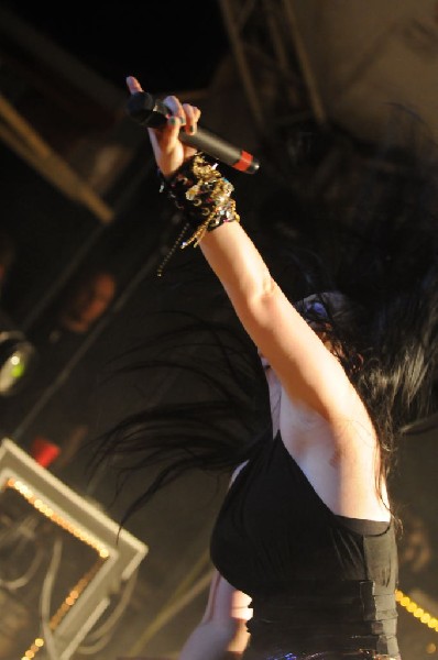 Evanescence at Stubb's BarBQ, Austin, Texas 04/17/12 - photo by Jeff Barrin