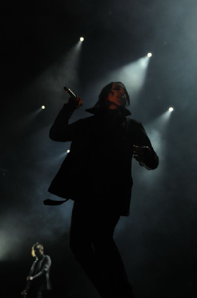 Marilyn Manson at the Mayhem Festival 2009 at the AT&T Center, San Anto