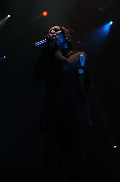 Marilyn Manson at the Mayhem Festival 2009 at the AT&T Center, San Anto