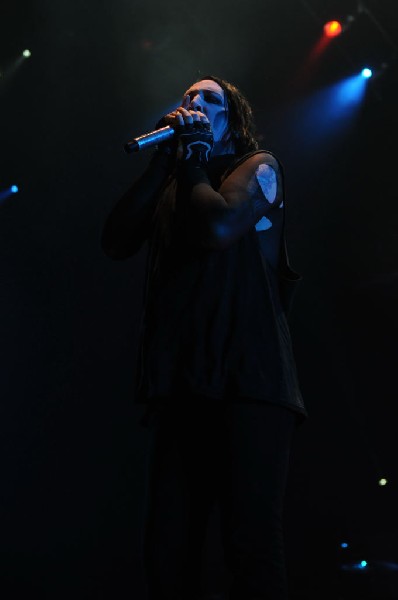 Marilyn Manson at the Mayhem Festival 2009 at the AT&T Center, San Anto