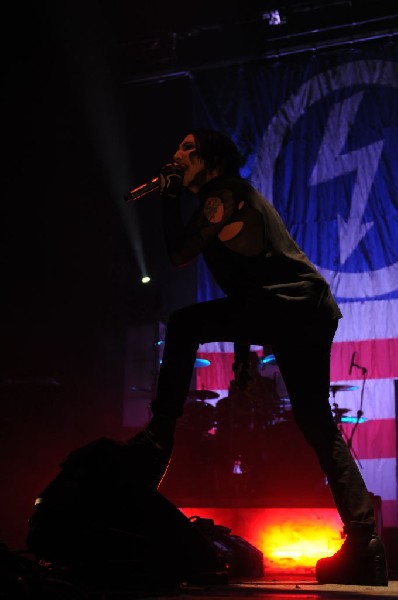 Marilyn Manson at the Mayhem Festival 2009 at the AT&T Center, San Anto