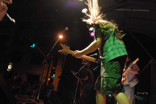 Podunk performs at the Republic of Texas Bike Rally in downtown Austin, Tex