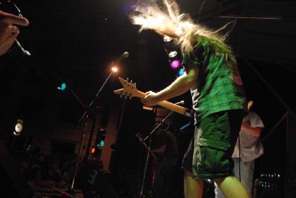 Podunk performs at the Republic of Texas Bike Rally in downtown Austin, Tex