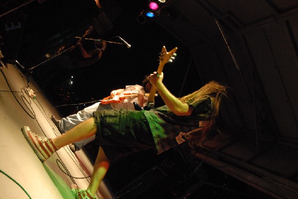 Podunk performs at the Republic of Texas Bike Rally in downtown Austin, Tex