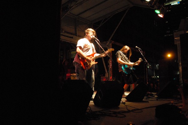 Podunk performs at the Republic of Texas Bike Rally in downtown Austin, Tex