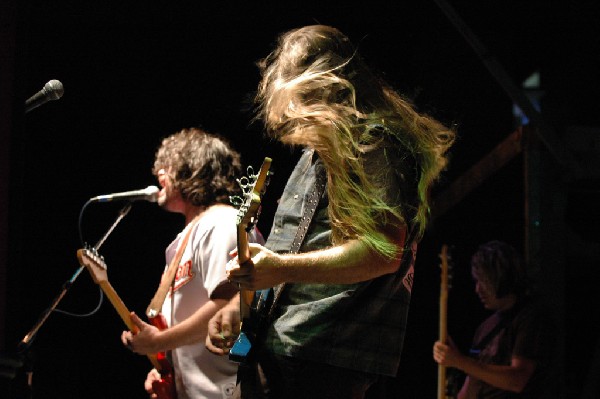 Podunk performs at the Republic of Texas Bike Rally in downtown Austin, Tex