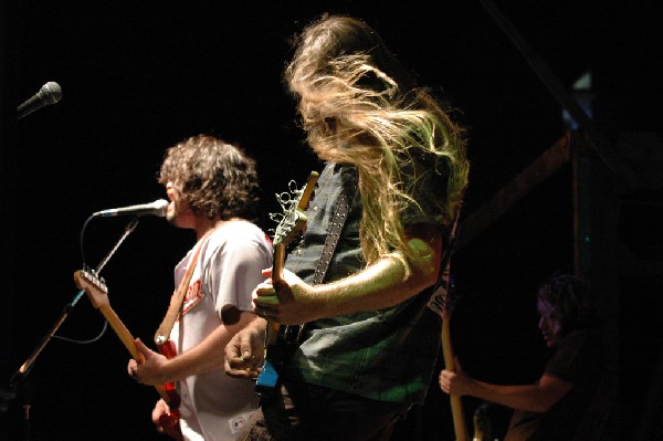 Podunk performs at the Republic of Texas Bike Rally in downtown Austin, Tex