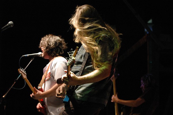 Podunk performs at the Republic of Texas Bike Rally in downtown Austin, Tex