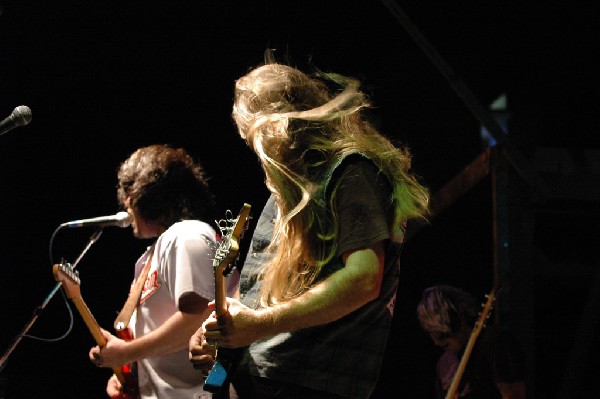 Podunk performs at the Republic of Texas Bike Rally in downtown Austin, Tex