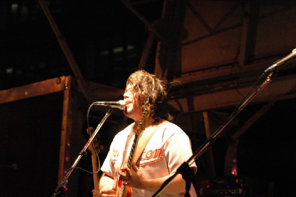 Podunk performs at the Republic of Texas Bike Rally in downtown Austin, Tex