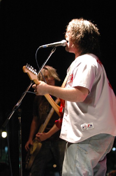Podunk performs at the Republic of Texas Bike Rally in downtown Austin, Tex